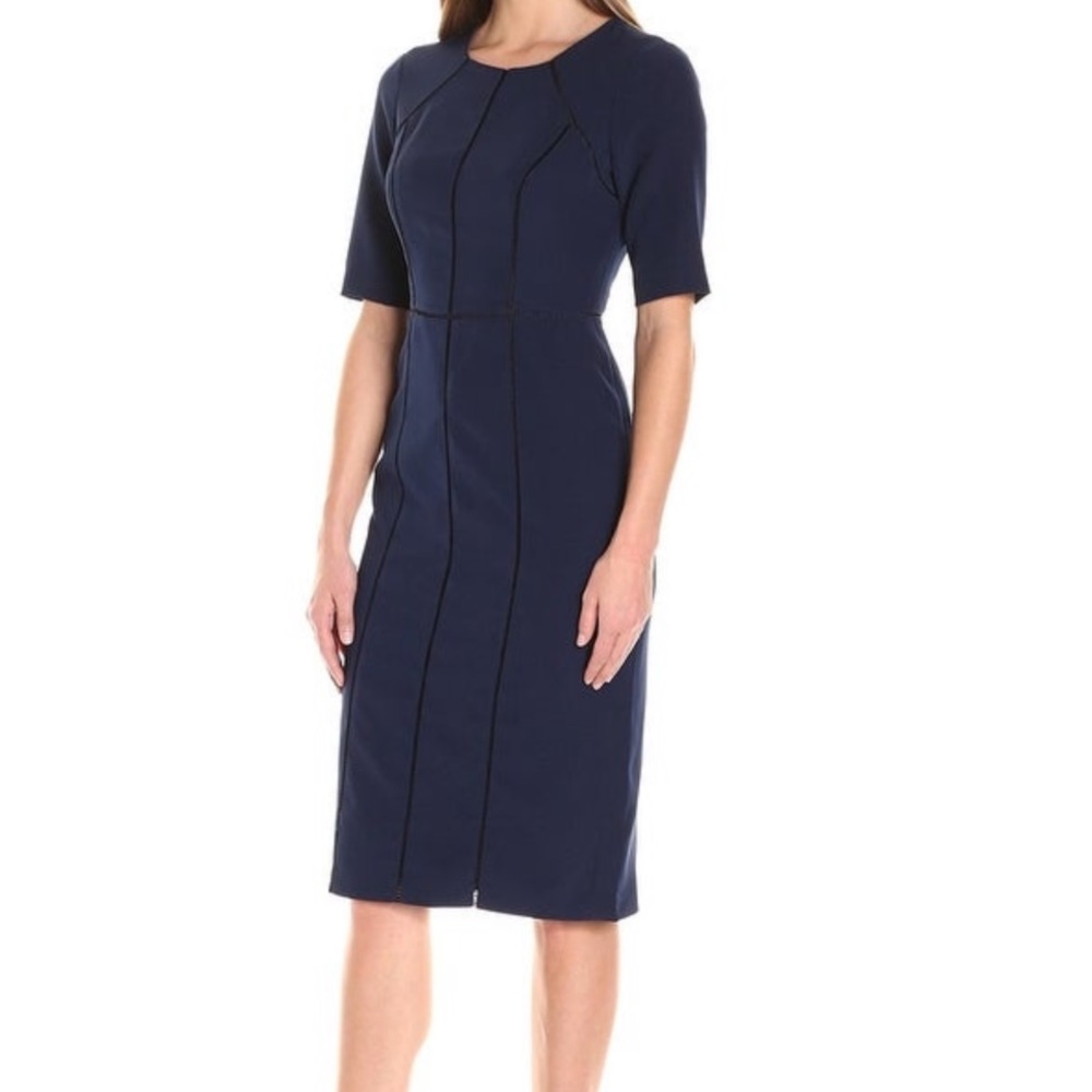 NWT Maggy London navy sheath dress